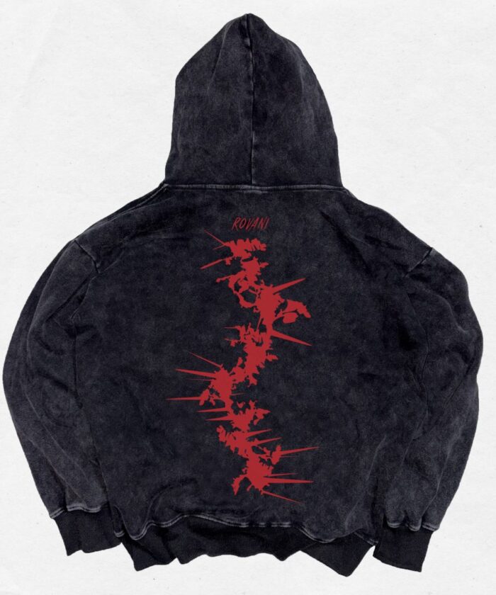 „BACKBONE” HOODIE - R
