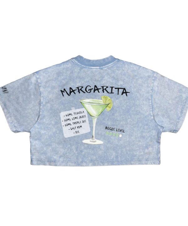 Дамски Crop Top "Маргарита" - Син