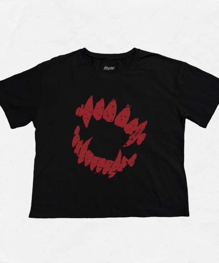 WE HUNGER T-SHIRT - BLACK - R