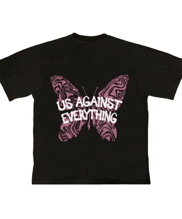 Тениска “Us Against Everything – Butterfly” | ROVANI