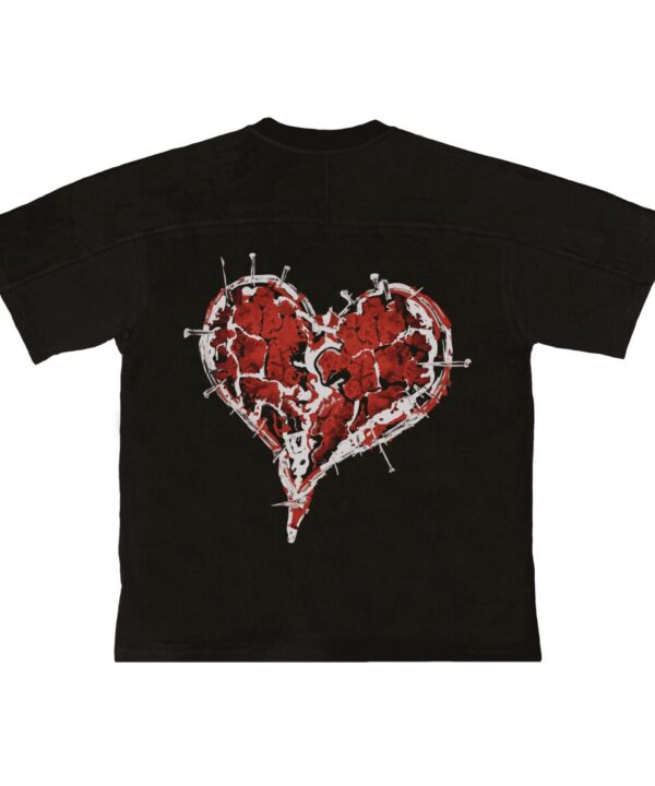 Дамска тениска The Heart – черна